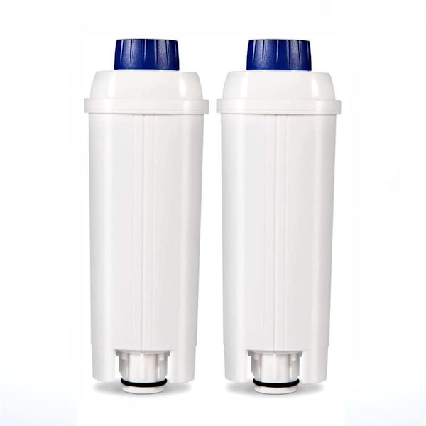 2 stk. kaffemaskinefilter til Delonghi filter DLSC002 med aktivt kul blødgøringsmiddel