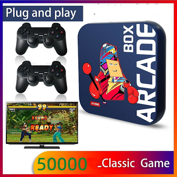 Plug And Play Hd Retro Videospillkonsoll Emulator Konsoll Arcade Box Rabatt