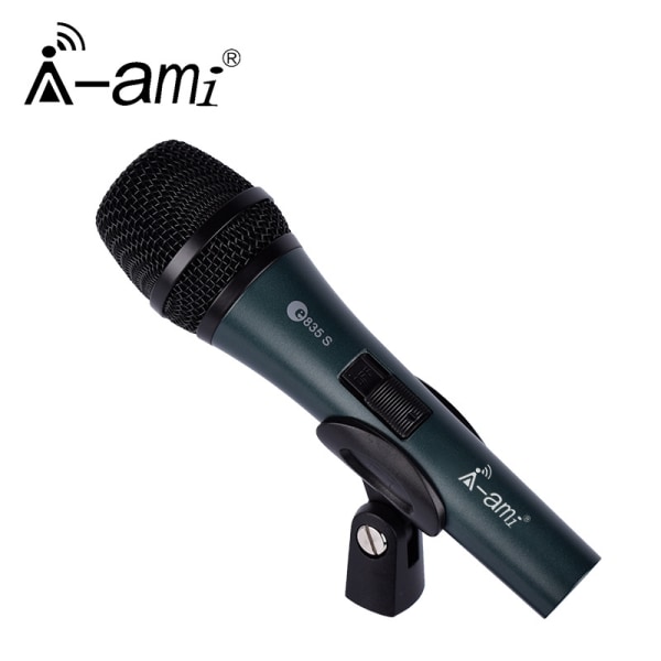 1 stk E845 Interface Kablet Mikrofon Højttaler Husholdningssang Ktv Vocal Mic Tale Performance Stage Håndholdt mikrofon