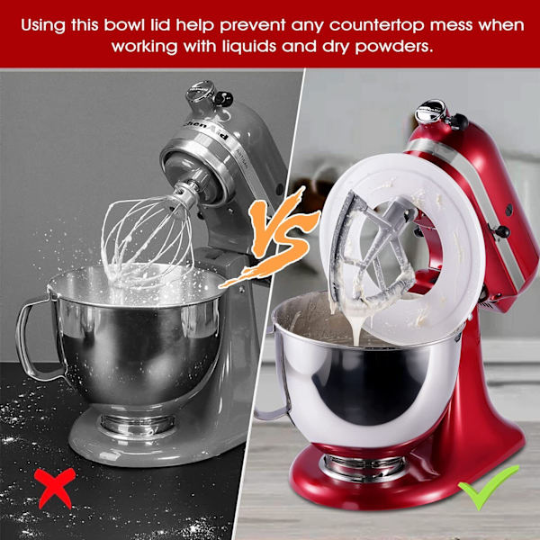 2-pack skålmixerlock för KitchenAid 4,5-5 quarts lutande stativblandare skålmixerlock