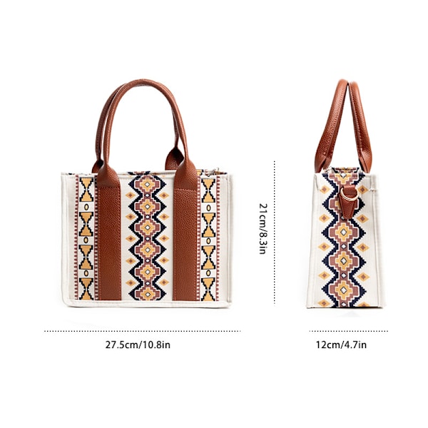 Tote Western Wallet Damaxel Boho Aztec Handväska