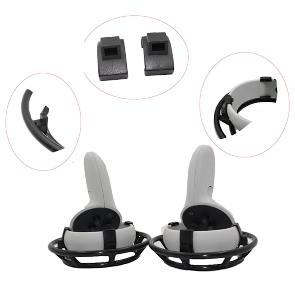 Vr Headset Controllers Hållare Fixer Tillbehör Vr Headset Controller Fixer Lätt och lätt att bära Vr Tillbehör