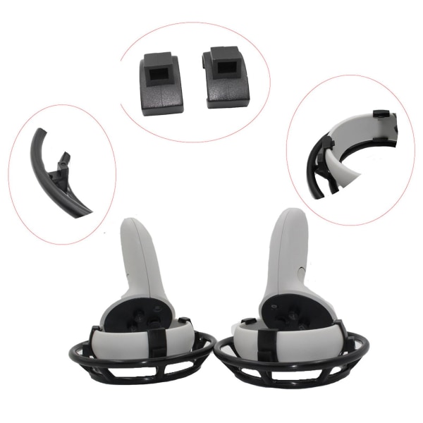 VR-kuulokeohjaimet pidikkeen kiinnitystarvikkeet VR-kuulokeohjaimen kiinnike Kevyt ja helppo kuljettaa mukana VR-tarvikkeet