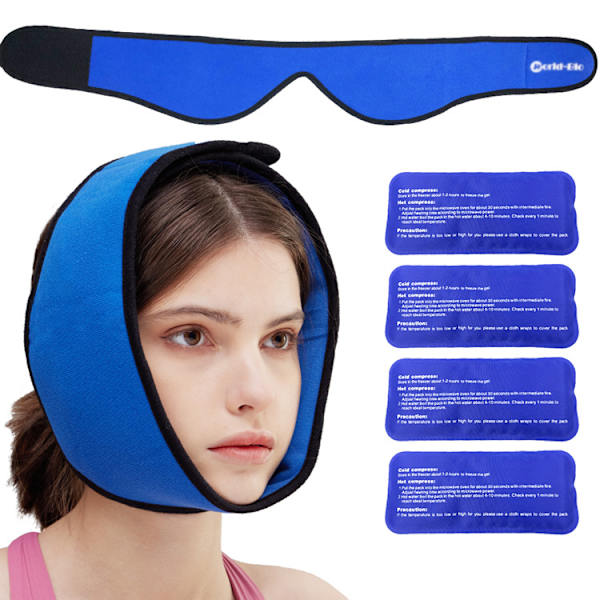 Wisdom Tooth Ice Pack Face Cold Pack Cold and Heat Pack f r tandv rk ansiktskirurgi k kobehag fyra gelglass teranv ndbar 0737 Fyndiq