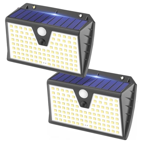 2/4/6-pack Solar Lamp with 103 LED, Motion Sensor 120°, IP65 Waterproof, 3 Light Modes, Outdoor Lighting for Garage 2-PACK