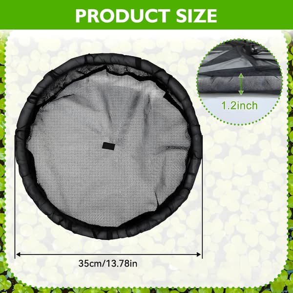 Floating protective plants - fine mesh basket, fish barrier, 35cm 35cm