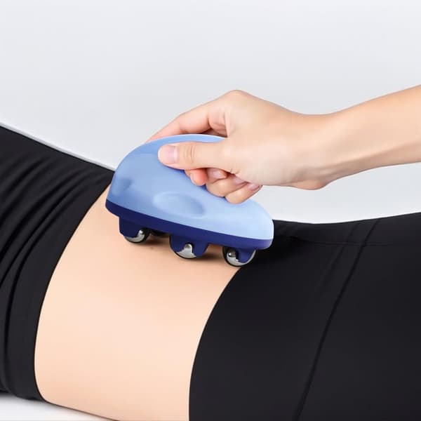 Lymfedrænage Massagerulle mod Cellulite – Kropsskulpturering & Blodcirkulation Orange