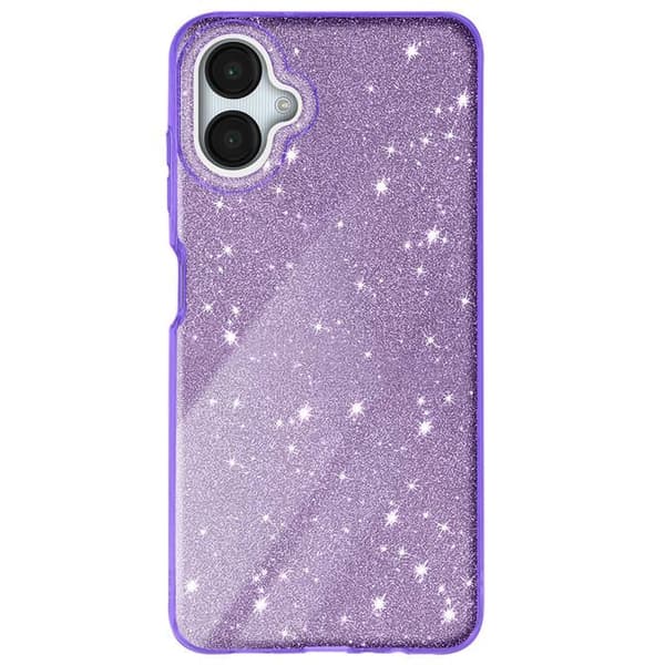Coque - Samsung - Galaxy A06 - Slagfast - Glitrende - Lilla Lila