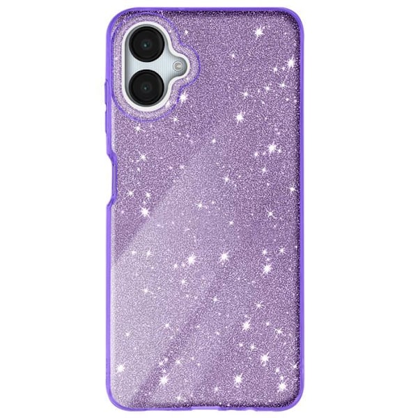 Samsung Galaxy A06:n Kimalteleva Suojakuori, Iskunkestävä, Violetti Lila