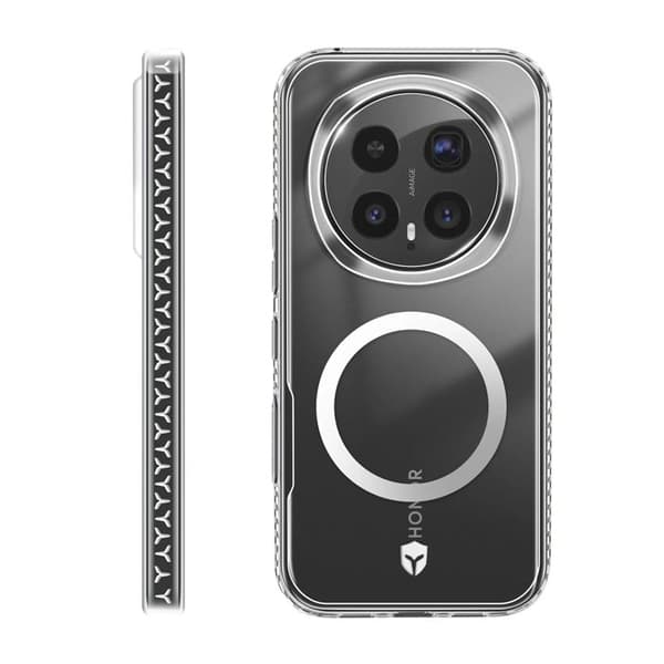 Coque - FORCE CASE - Honor Magic 8 Pro - Stødbeskyttelse 3 m - Transparent mod gulning - Kompatibel med MagSafe/Qi Vit