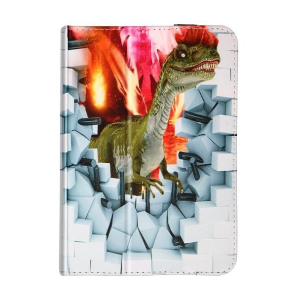 Tablet Case 10 inches - AVIZAR - Dinosaur Pattern - Stand Function - Elastic Closure - Universal Dinosauriemönster