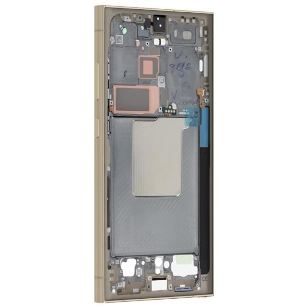 Central Chassis Reservedel til Samsung S24 Ultra Original Service Pack Samsung Beige