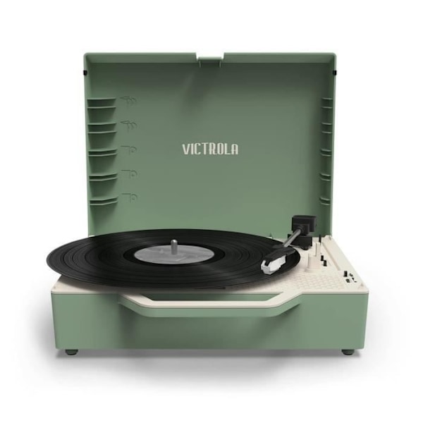 VICTROLA RE-SPIN ECO SUUNNITELTU VINYYLIKÄÄNTYVÄ LAUTA VIHREÄ Vihreä