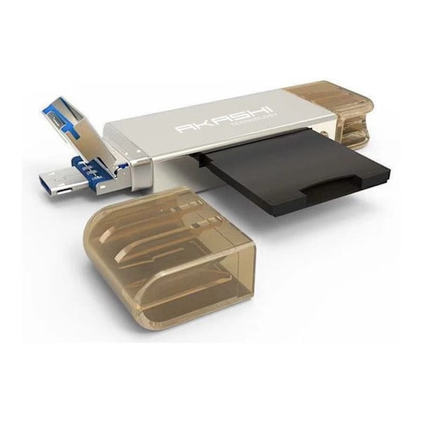 SD / Micro SD kortlæser 3 i 1 AKASHI ALTSDREADER 3 I 1
