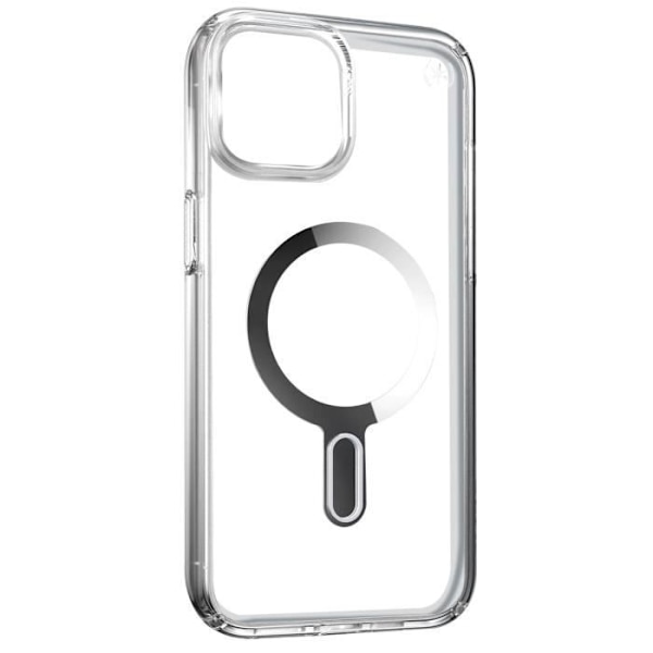 MagSafe-kuori iPhone 15 Plus Presidio Perfect Clear Clicklock Speck Hopea Transparent