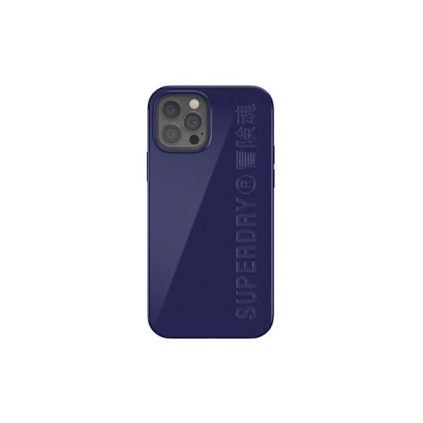 Kuori Apple iPhone 12 / 12 Pro - Superdry - Kompostoitava Snap Case - Sininen Blå