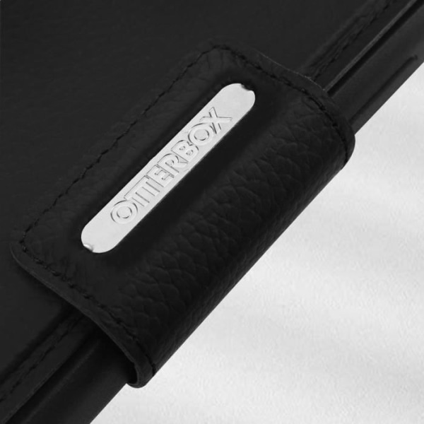 Samsung Galaxy S22 Plus Fodral Korthållare i äkta läder OtterBox Svart