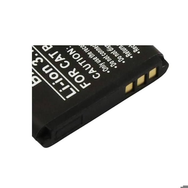 Erstatningsbatteri til CAT B30 3,7V 1200mAh Li-ion Sort Svart