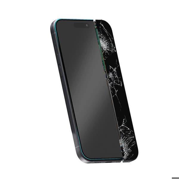 Crong - CRG-NANO-IP61P - Ikke-behandlede hybride Nano Glass iPhone 15 Pro