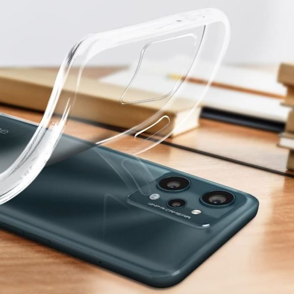 Fodral Realme C31 Silikongel Flexibel Tunn Lätt Bigben Transparent Transparent