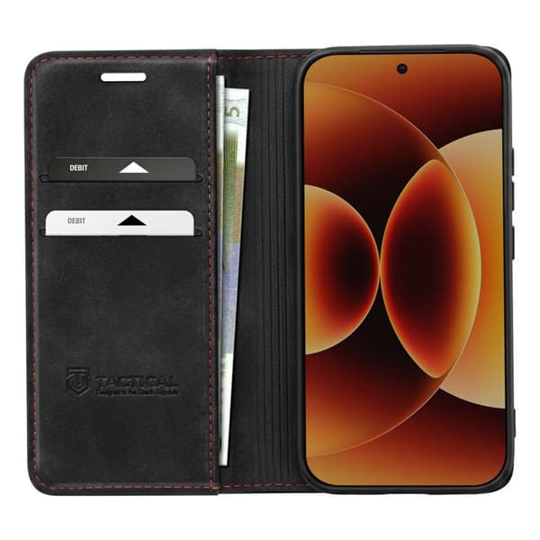 Etui til Xiaomi 17 Model Xproof med Støttefunktion og Tactical Kortholder Sort Svart