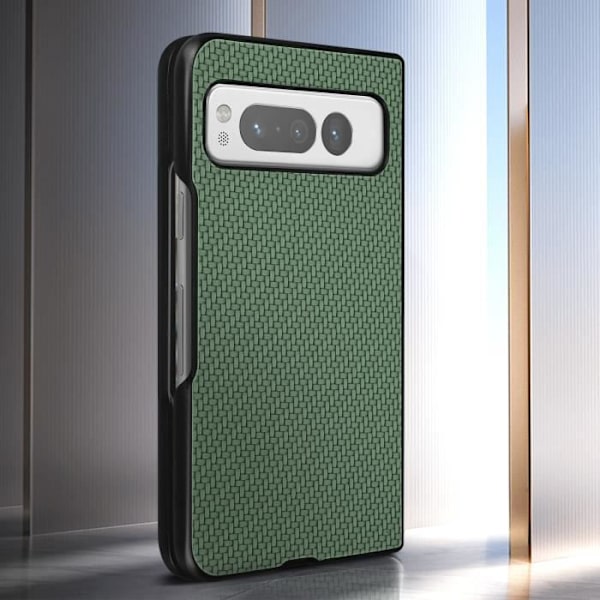 Etui til Google Pixel Fold - AVIZAR - Carbon Style - Grøn Grön