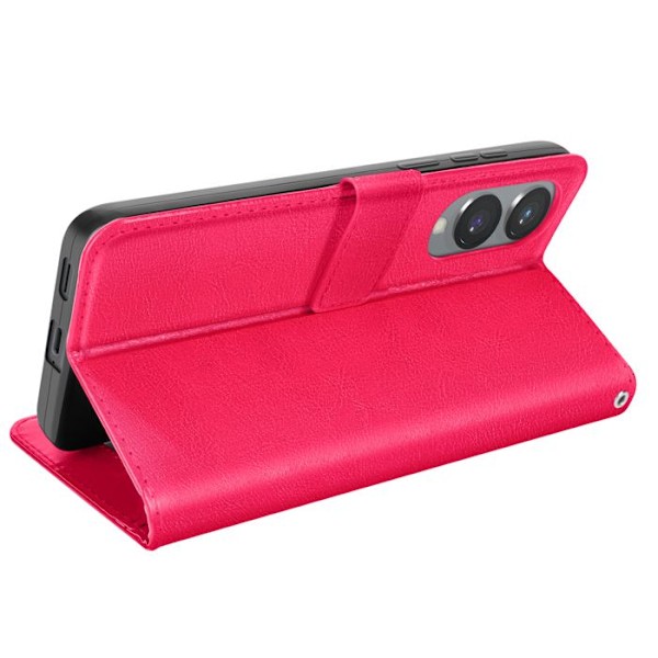 Étui för Samsung Galaxy S25 Edge Fodral Plånbok Stöd Mayaxess Rosa Rosa