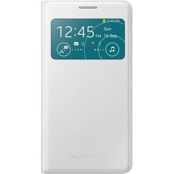 SAMSUNG Clear Area Flip Fodral till Samsung Galaxy Grand 2 - Vit