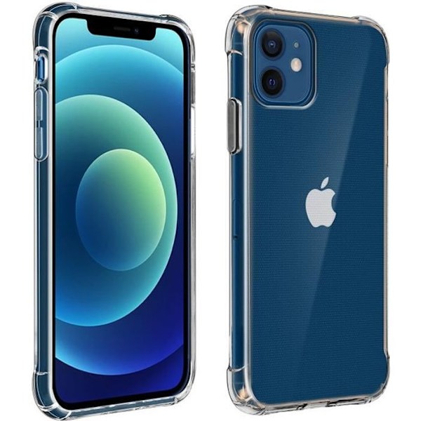 Coque - Apple - iPhone 12 Mini - Flexibel - Stöttålig - Transparent Vit Vit