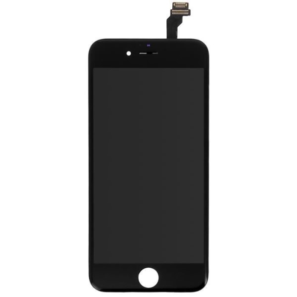 LCD skærm - AVIZAR - iPhone 6 - Touch - Sort - Udskiftning af skærm Svart