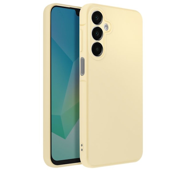 Coque til Samsung Galaxy A16 Semi-hård Soft-touch Anti-fingerprint Gul Gul
