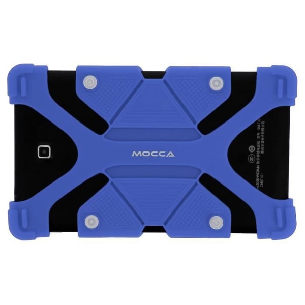Stötsäkert fodral - MOCCA - Universal - 9,7 till 12 tum - 360° skydd - Videostöd Blå