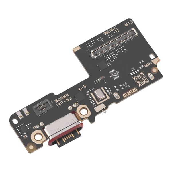 Opladerconnector og SIM-kortlæser til Xiaomi Redmi Note 14 Pro 5G Sort