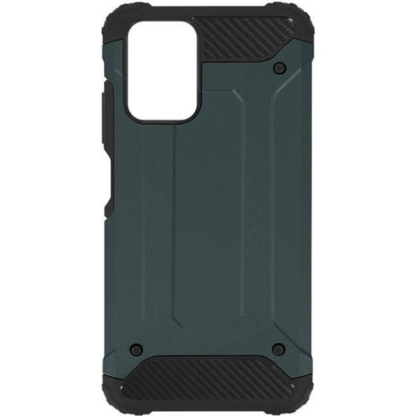 Skyddande skal - AVIZAR - Defender II - Stötabsorberande - Kompatibel med Xiaomi Redmi Note 10s/10 - Mörkblå Midnattsblå