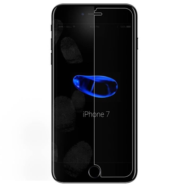 iPhone 7 ja iPhone 8 läpinäkyvä näytönsuojakalvo - Sormenjälkiä estävä