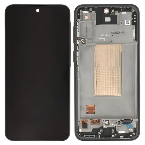Skærm til Samsung Galaxy A37 5G Super AMOLED Panel med Samsung Graphite Chassis Svart