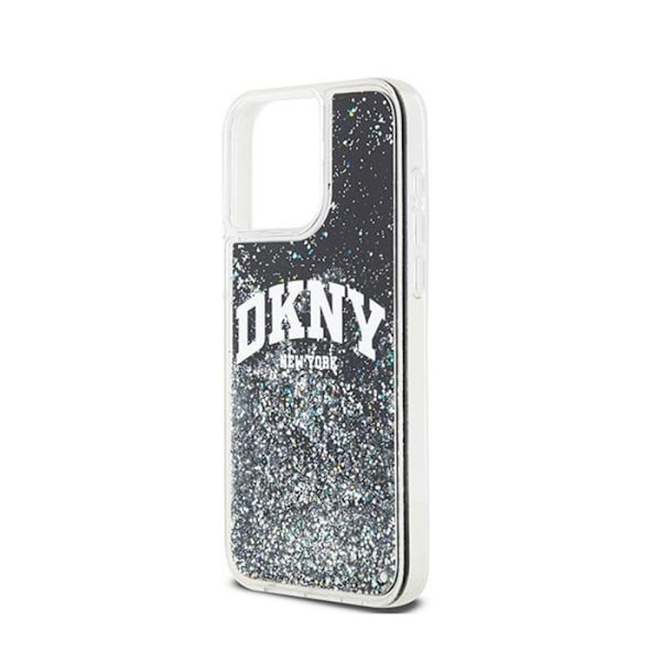 DKNY Liquid Glitter Big Logo - Fodral för iPhone 14 Pro Max (svart)