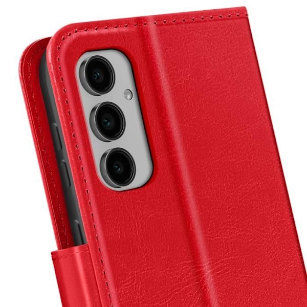 Samsung Galaxy S24 FE Lompakko Kotelo Ranteenauhaisella Mayaxess Punainen Röd