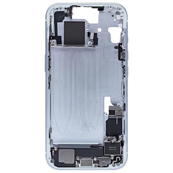 Keskirunko - AVIZAR - iPhone 15 - Sininen - Tarkka Sovitus - Osien Tuki Blå