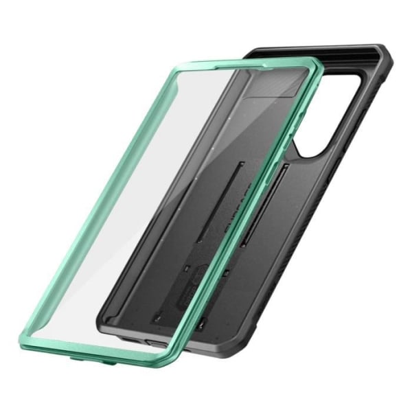 Fodral till Samsung S22 Ultra Shockproof Kickstand Supcase Unicorn Beetle Pro grön Grön