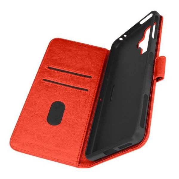 Kansi Xiaomi Poco F4 GT Flip Wallet Function Video Support punainen