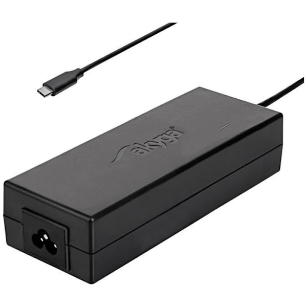 Laptopströmadapter - Akyga - AK-ND-79 - 87 W - USB-C - Snabbladdning Power Delivery Svart