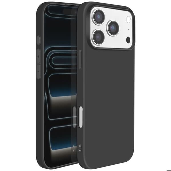 Cover - MAYAXESS - iPhone 17 Pro Max - Blød Silikone - Stødabsorberende - Sort Svart