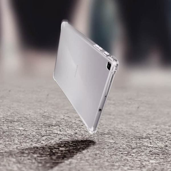 Coque - AVIZAR - Galaxy Tab S6 Lite - Silikon Flexibel - Transparent - Skydd för mynt Transparent
