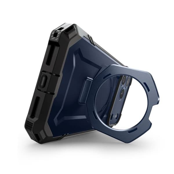 MagSafe-cover - SUPCASE - iPhone 17 Pro Max - Stødabsorberende 4.5m - Drejelig Stander - Mørkeblå Blå