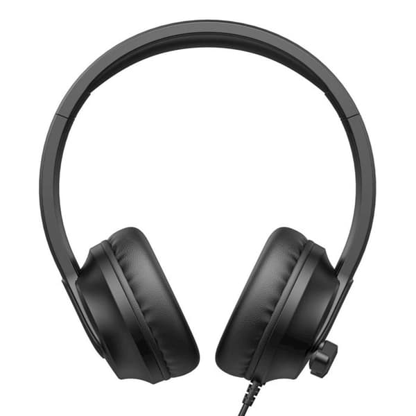 USB Trådbunden Headset för PC och Mac Ultra Klara Samtal 2m LinQ Svart Svart