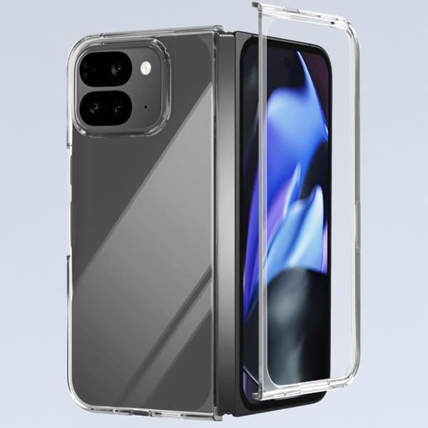 Coque - Abeel - Google Pixel 9 Pro Fold - Stiv - Transparent - Hævet Kamera Transparent