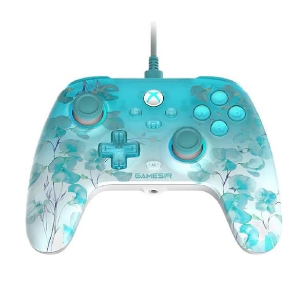 T7 Pro Floral Kablet Controller til Xbox PC Kablet USB-C RGB Sticks Hall Effect Gamesir Grøn Grön