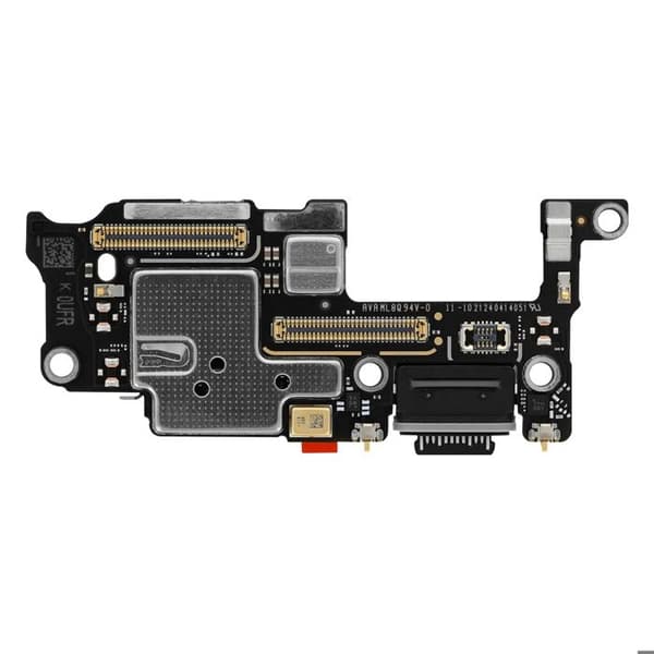 USB C laddaranslutning för Google Pixel 9 Pro XL + Mikrofon Svart