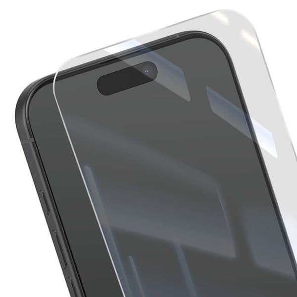 Härdat glas - MW - iPhone 17 Air - Ultra klar - Stöt resistent - Rep resistant Vit